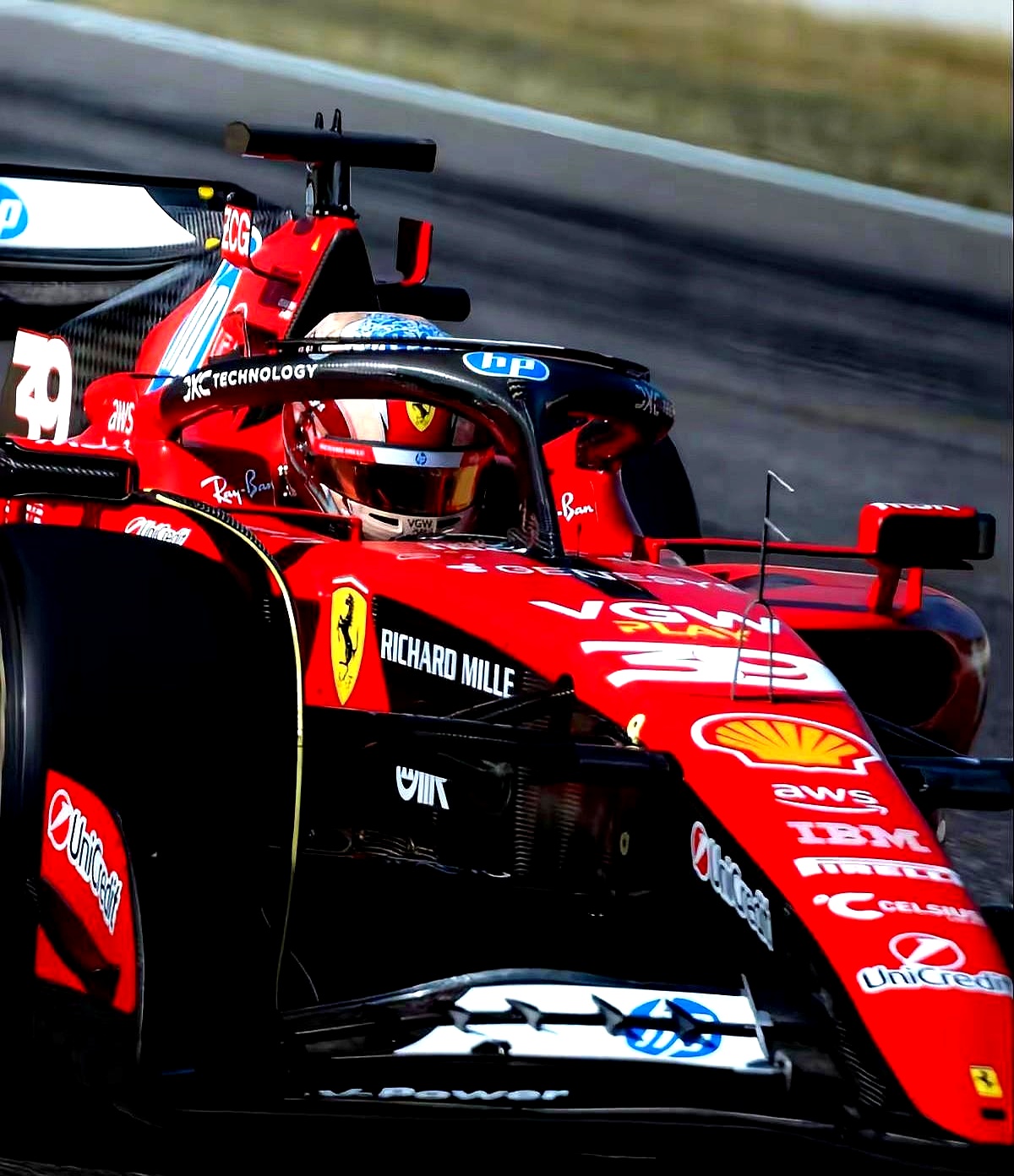 哈斯车队翻盘法拉利，诺里斯统治全场